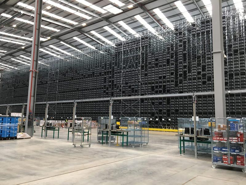 Industrial equipment in facility
