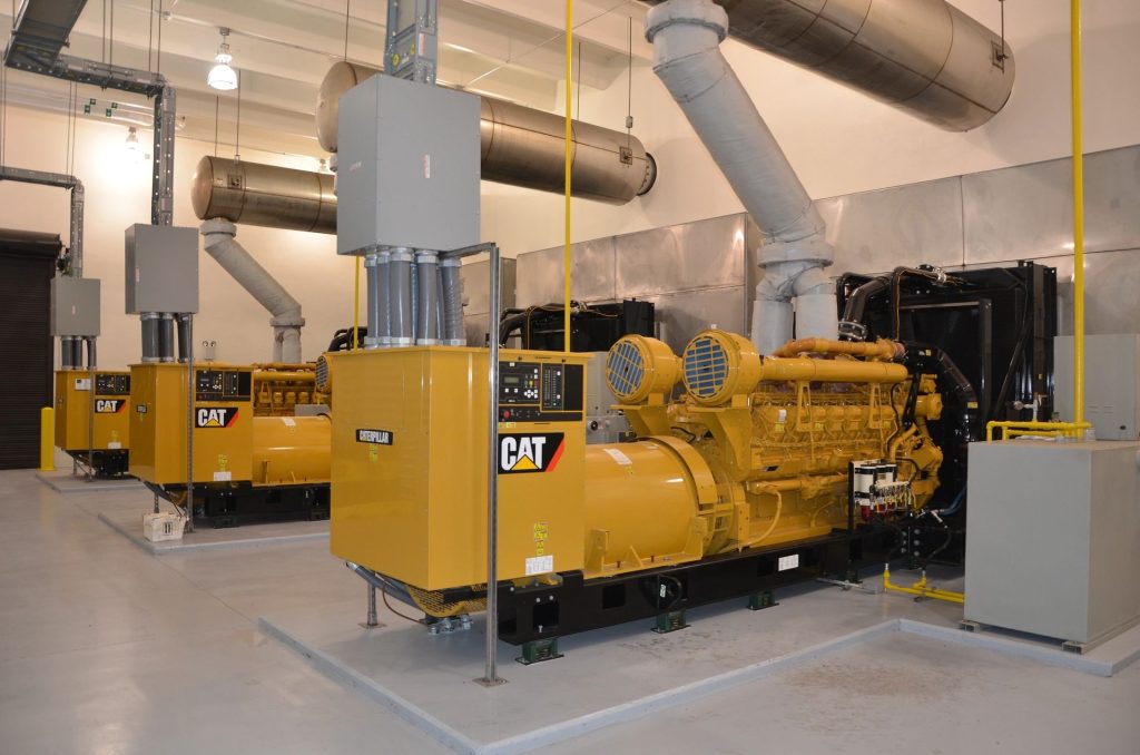 Industrial machinery setup
