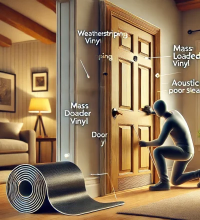 Door Treatment for Reducing Noise in Room